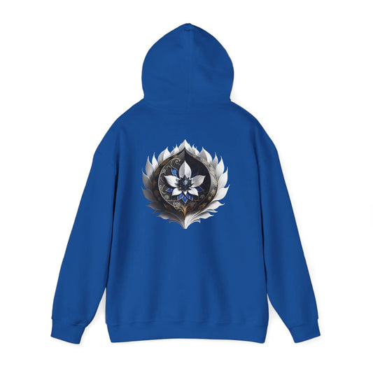 Divine Bloom Everyday Hooded Sweatshirt Printify