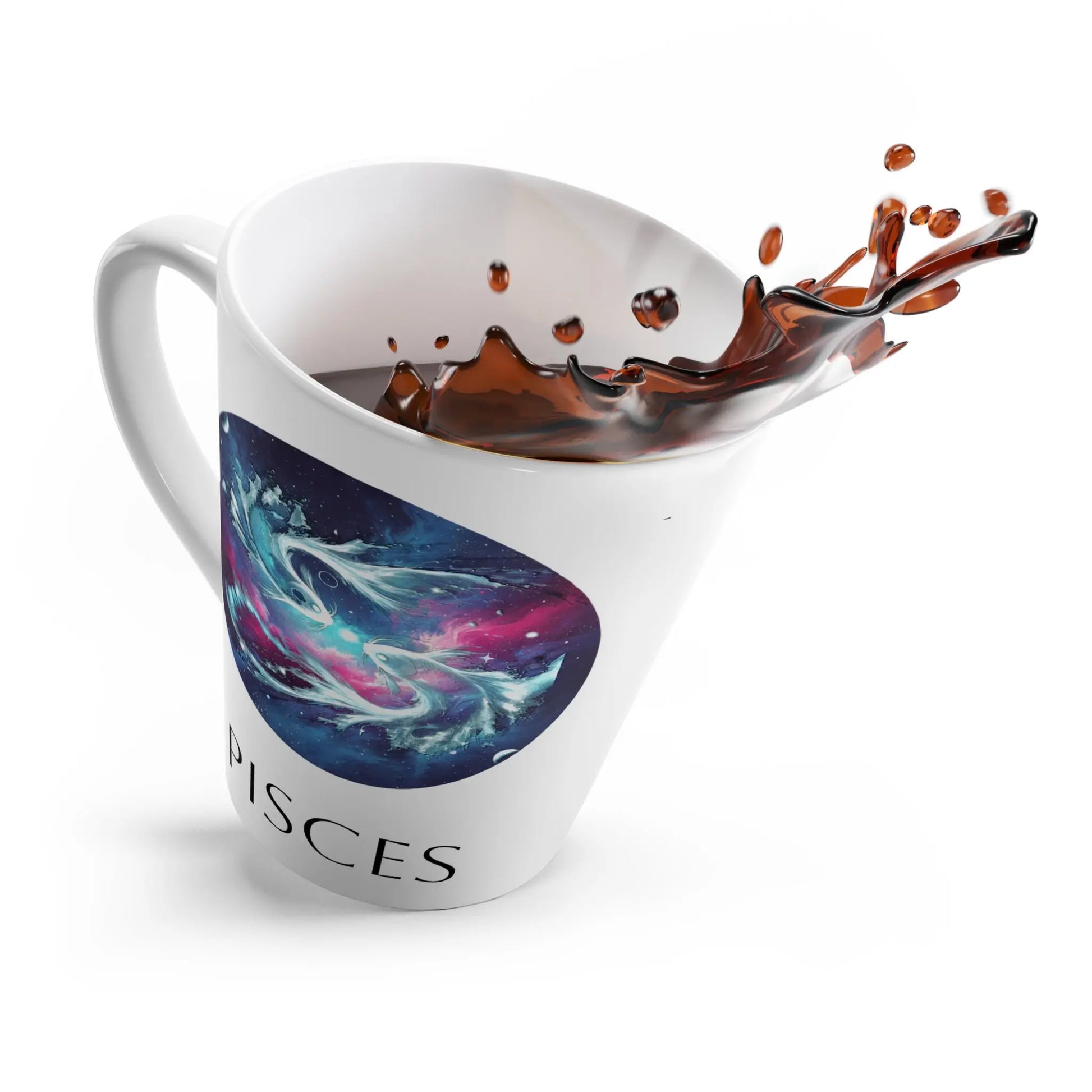Pisces Latte Mug Printify