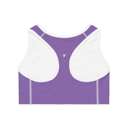 Sagittarius Lilac Sports Bra (AOP) Printify