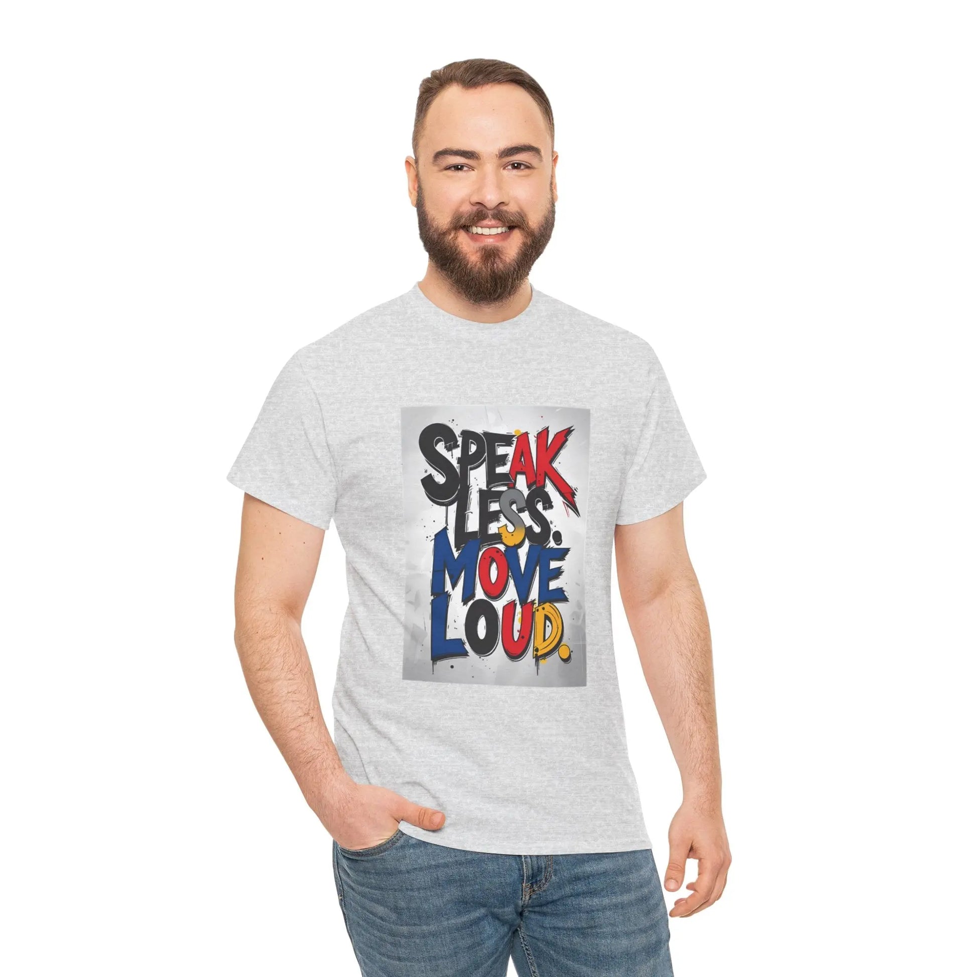 Speak Less - Heavy Cotton Tee Printify