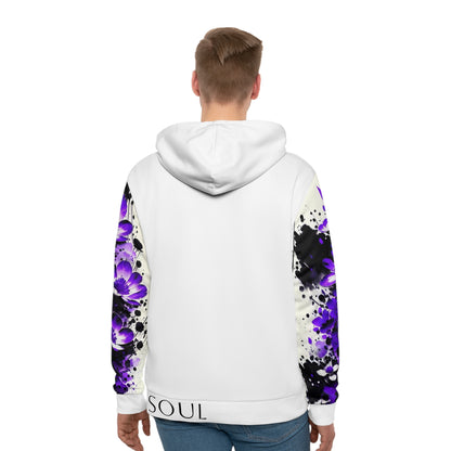 Crown Chakra White Hoodie