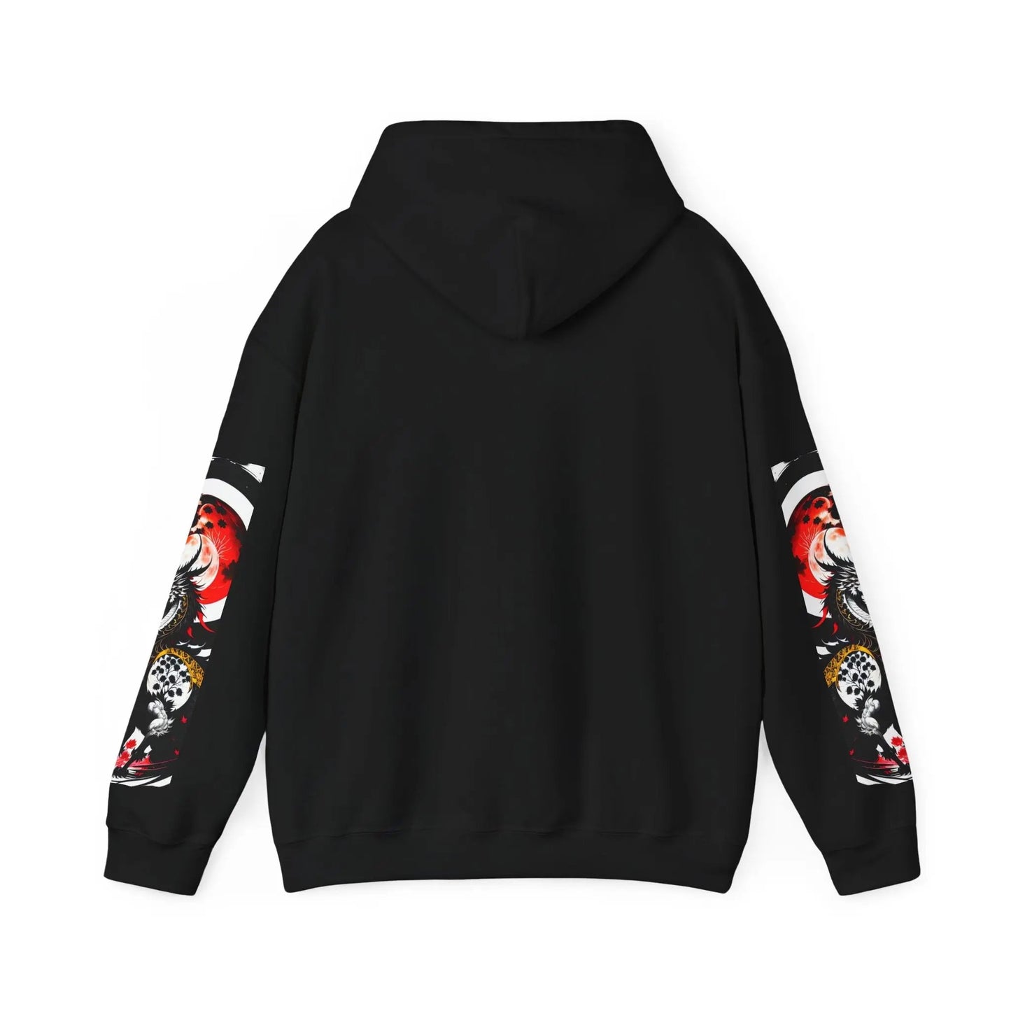 Red Dragon Hooded Sweatshirt Printify