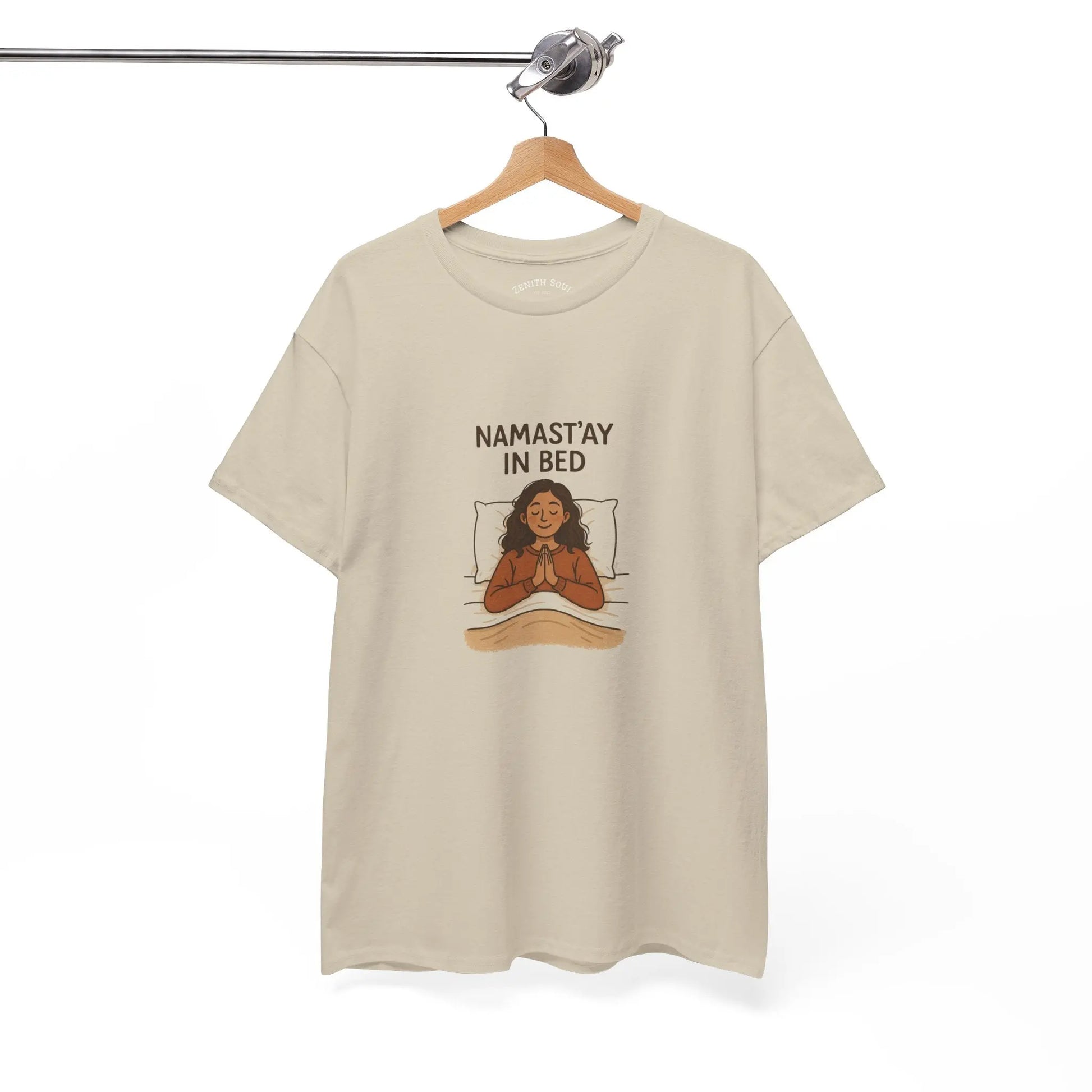 Namast'ay in Bed T-Shirt Printify
