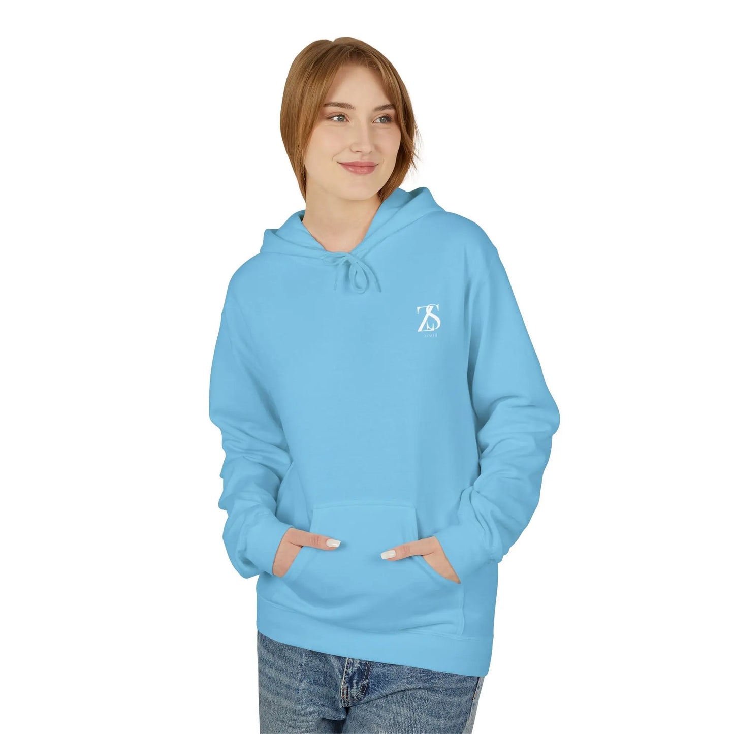 Zenith Comfort Midweight Soft style Fleece Hoodie Printify