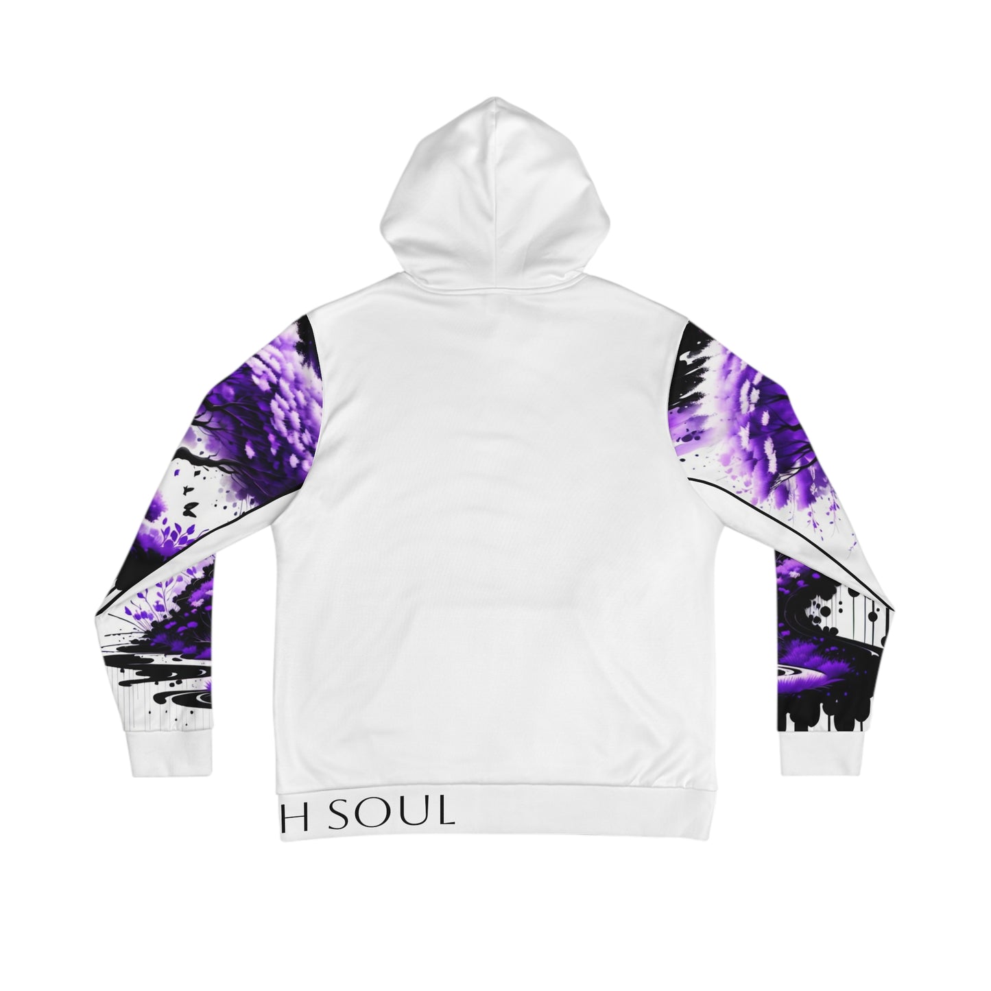 Crown Chakra Tree White Hoodie