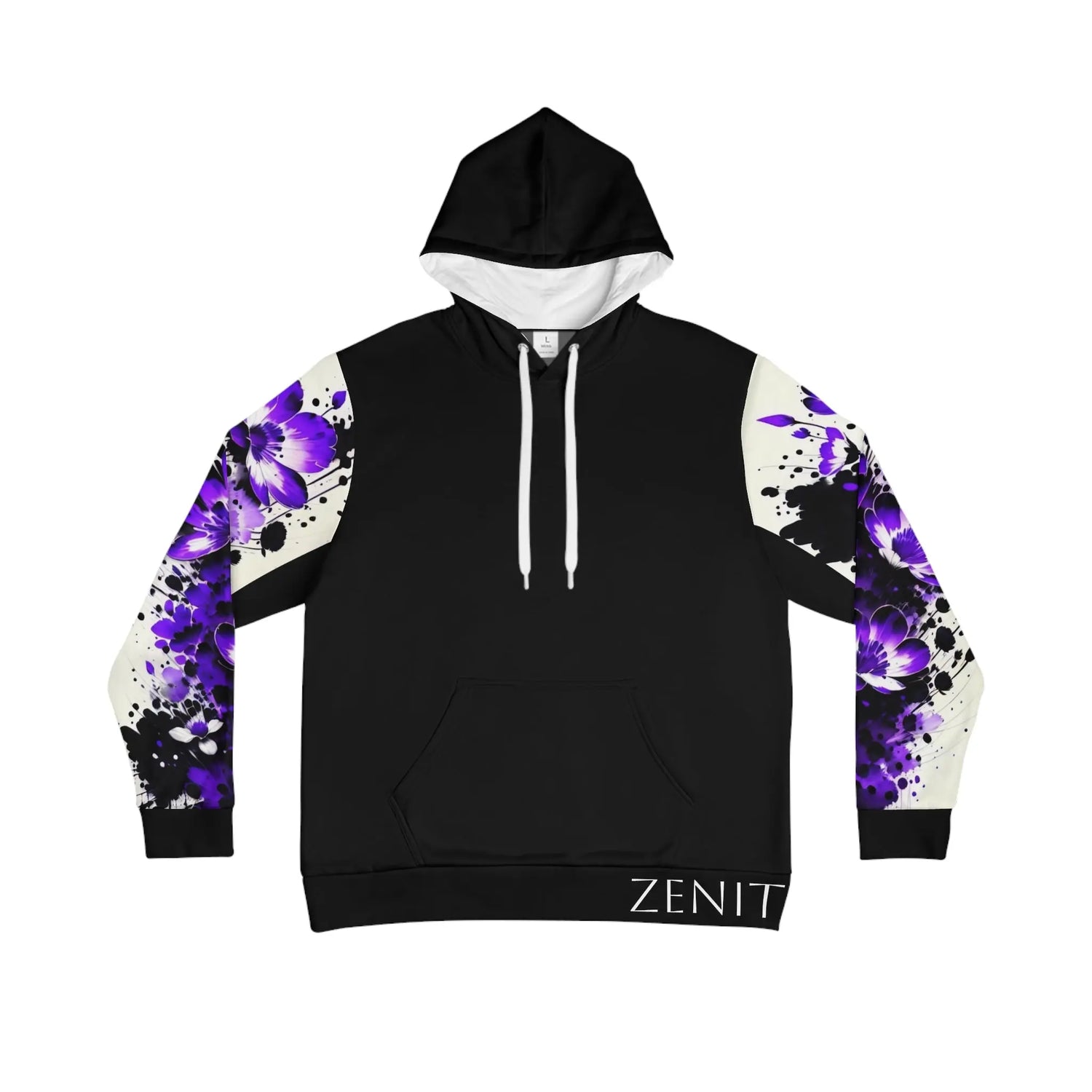 Crown Chakra Black Hoodie Printify