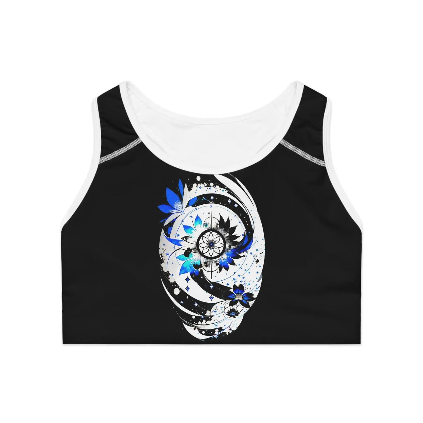 Inner Divinity Dusk Sports Bra Printify
