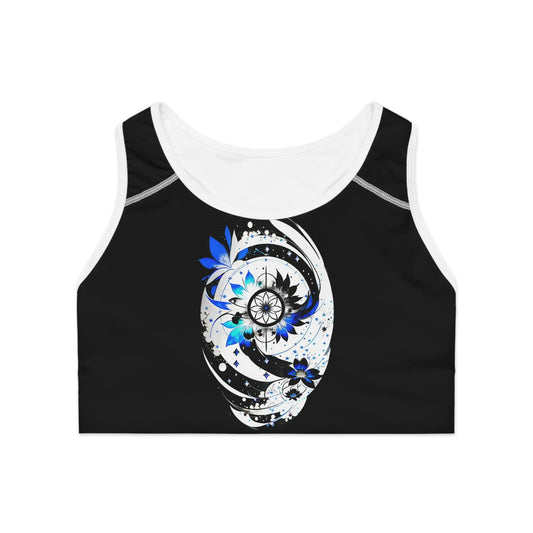 Inner Divinity Dusk Sports Bra Printify