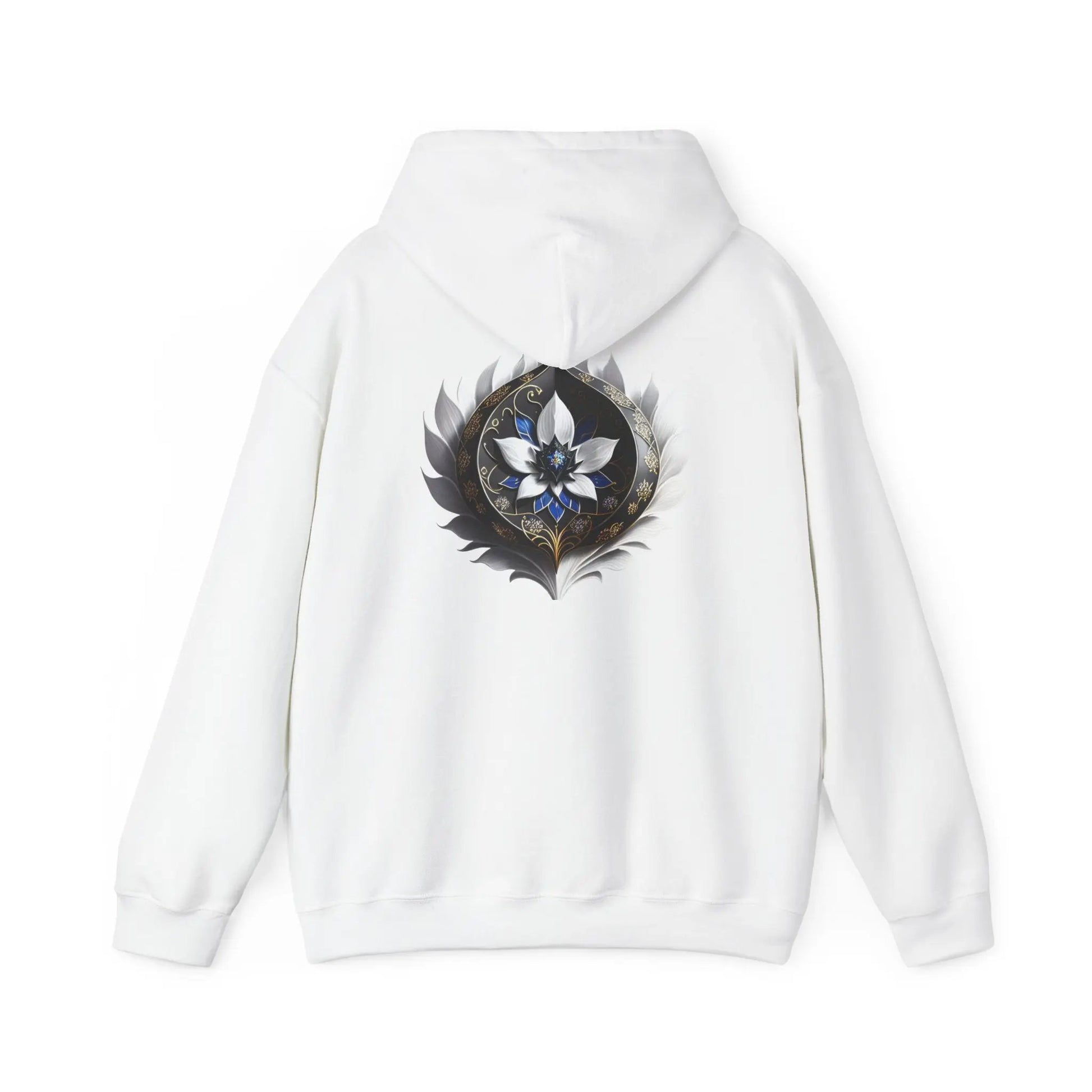 Divine Bloom Everyday Hooded Sweatshirt Printify