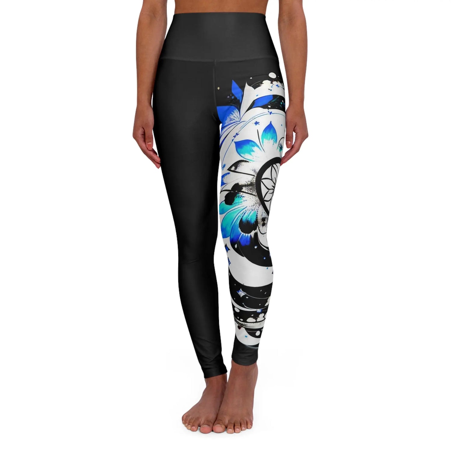 Inner Divinity Dusk High Waisted Yoga Leggings (AOP) Printify