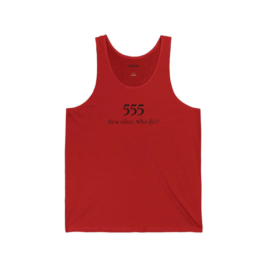555- New Vibes Jersey Tank Printify