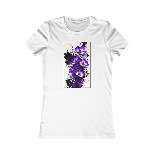 Crown Chakra Violet Bloom Women's Favorite Tee