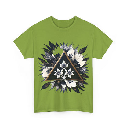 Floral Apex Unisex Heavy Cotton Tee