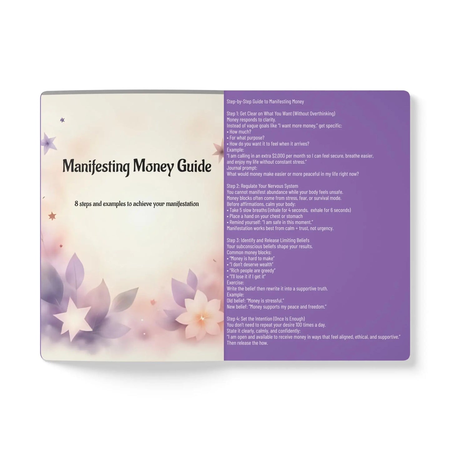 Manifestation Journal for Abundance, Clarity & Daily Intentions 