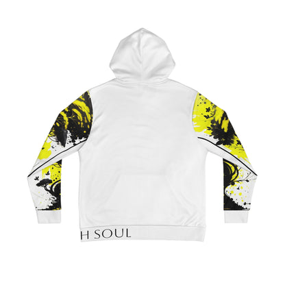 Solar Plexus Chakra Tree White Hoodie