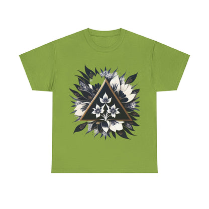 Floral Apex Unisex Heavy Cotton Tee