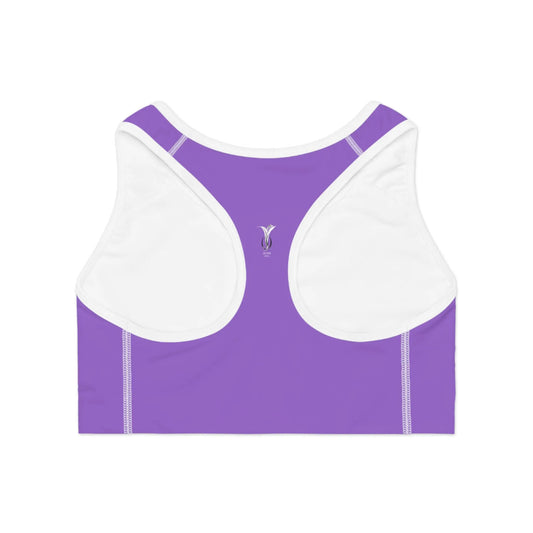 Aquarius Amethyst Sports Bra (AOP) Printify