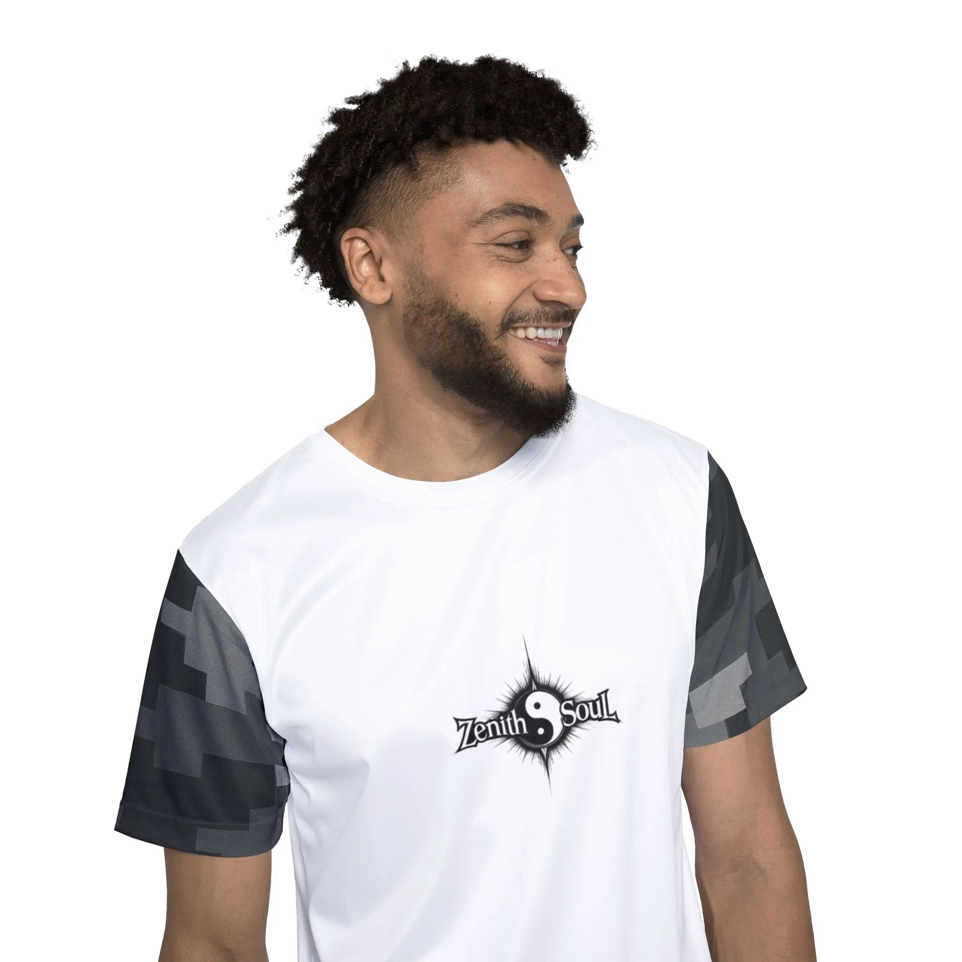 Camo Men's Sports Jersey White (AOP) Printify