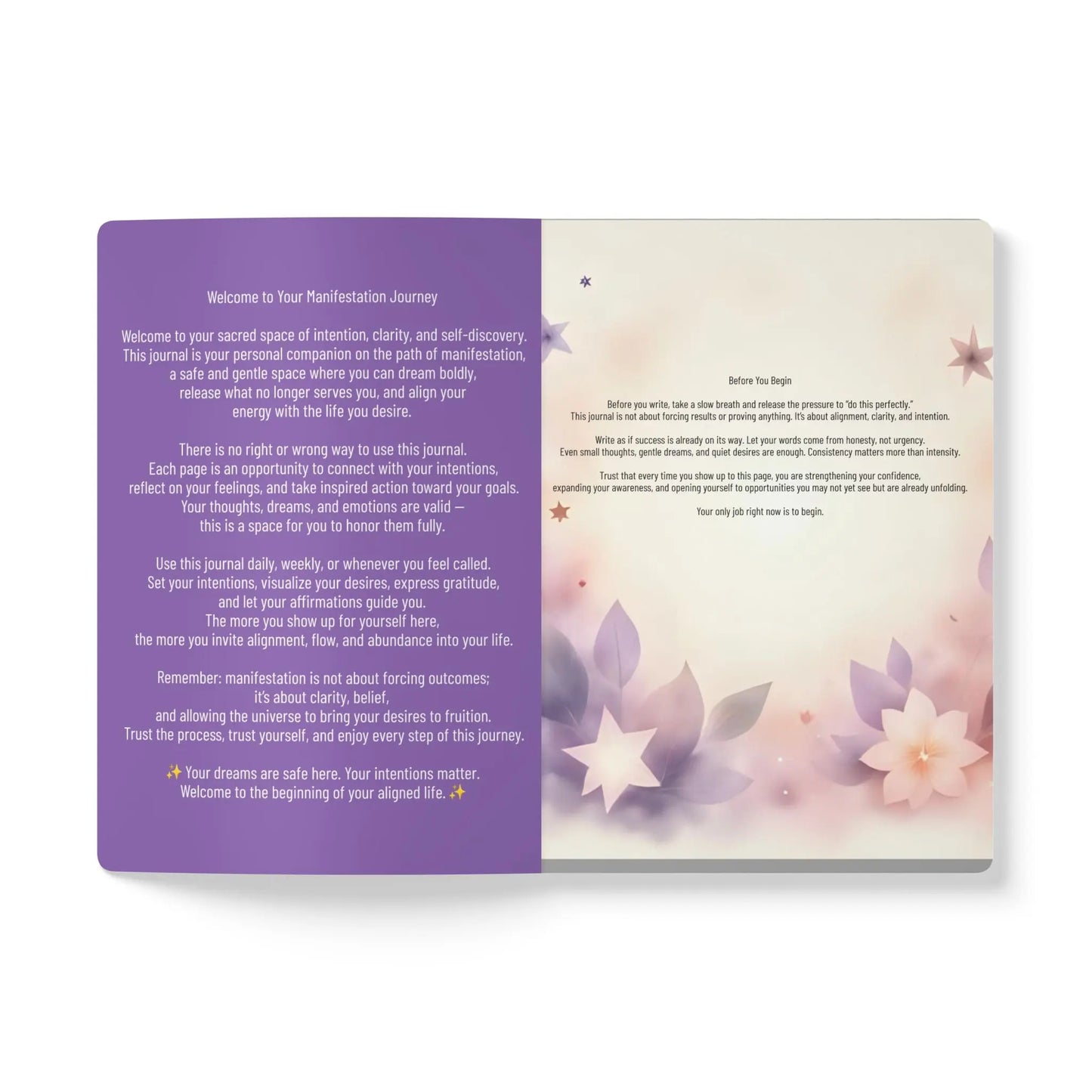 Manifestation Journal for Abundance, Clarity & Daily Intentions 