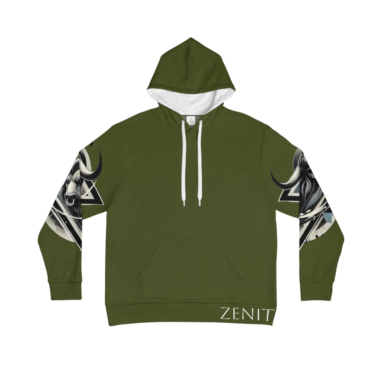 Taurus Army Green Hoodie Printify