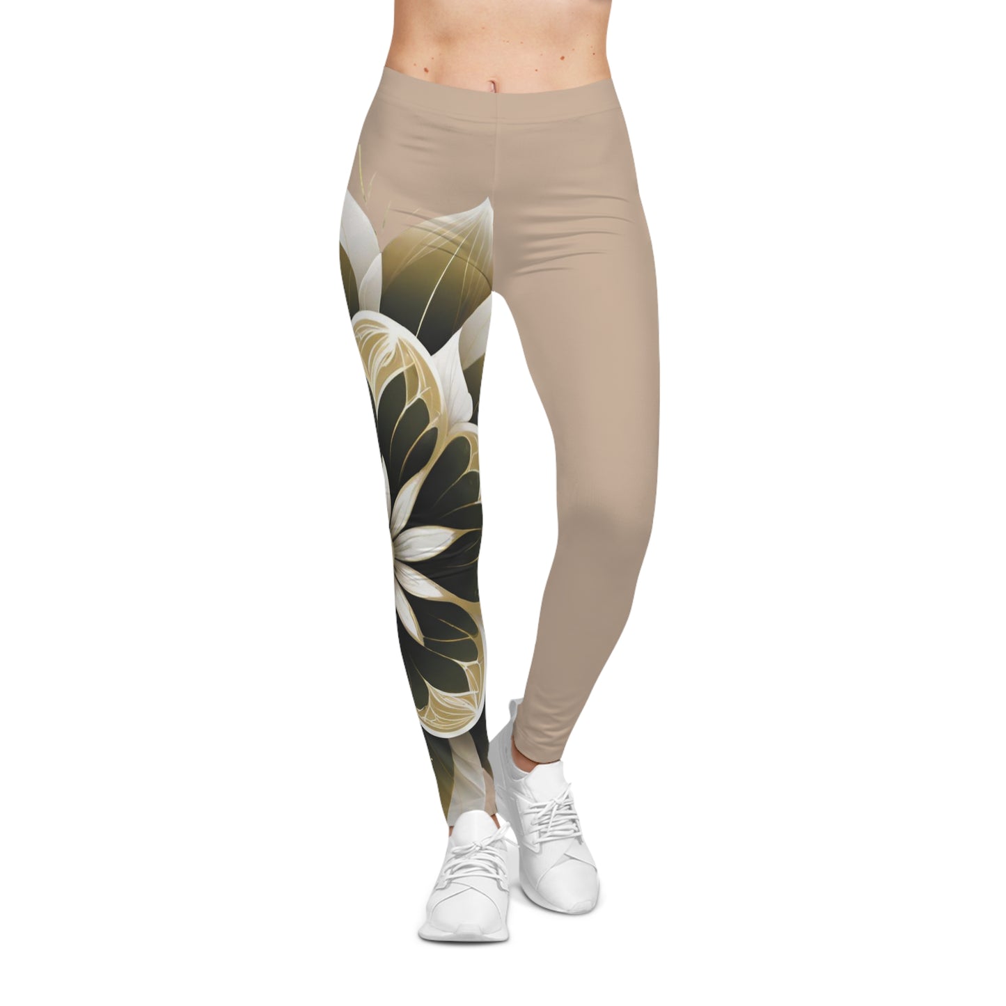 Desert Bloom Women's Casual Leggings (AOP)