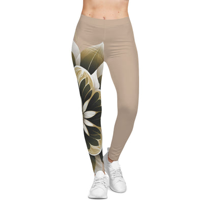 Desert Bloom Women's Casual Leggings (AOP)