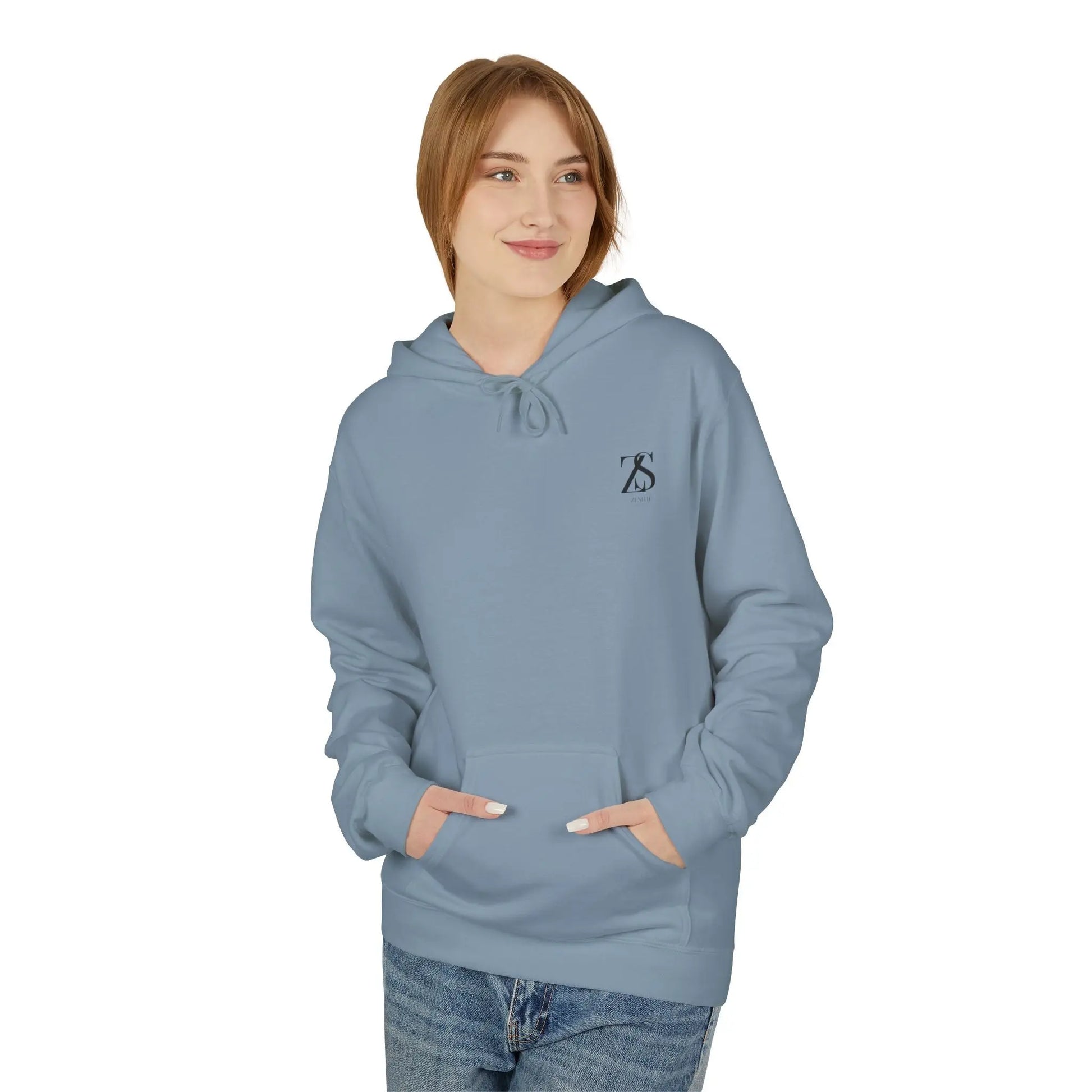 Zenith Comfort Midweight Soft style Fleece Hoodie Printify