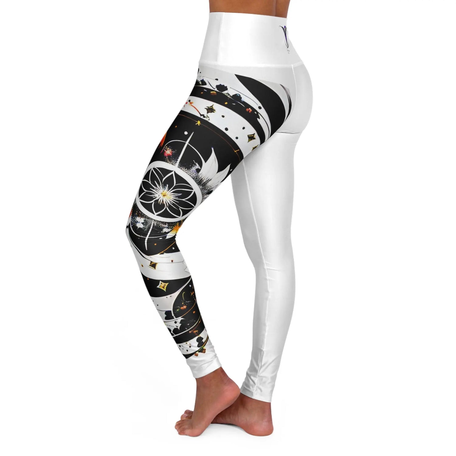 Inner Divinity Dawn High Waisted Yoga Leggings (AOP) Printify