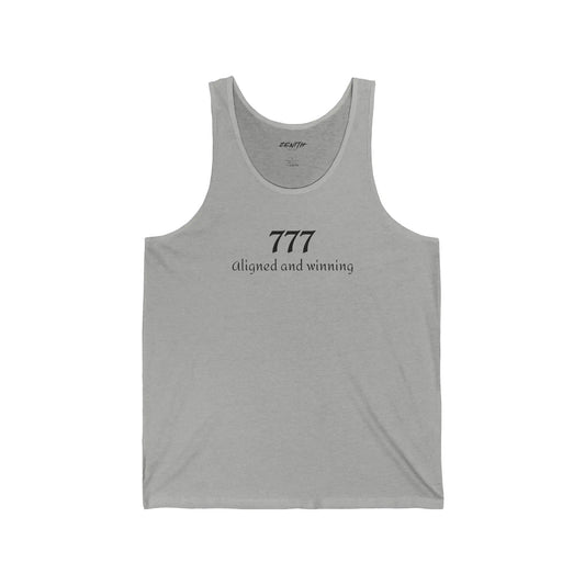 777- Aligned and winning Jersey Tank Printify