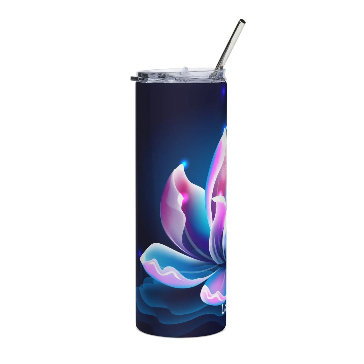 Customized Bloom & Flow Lotus Stainless Steel Tumbler, 20oz 