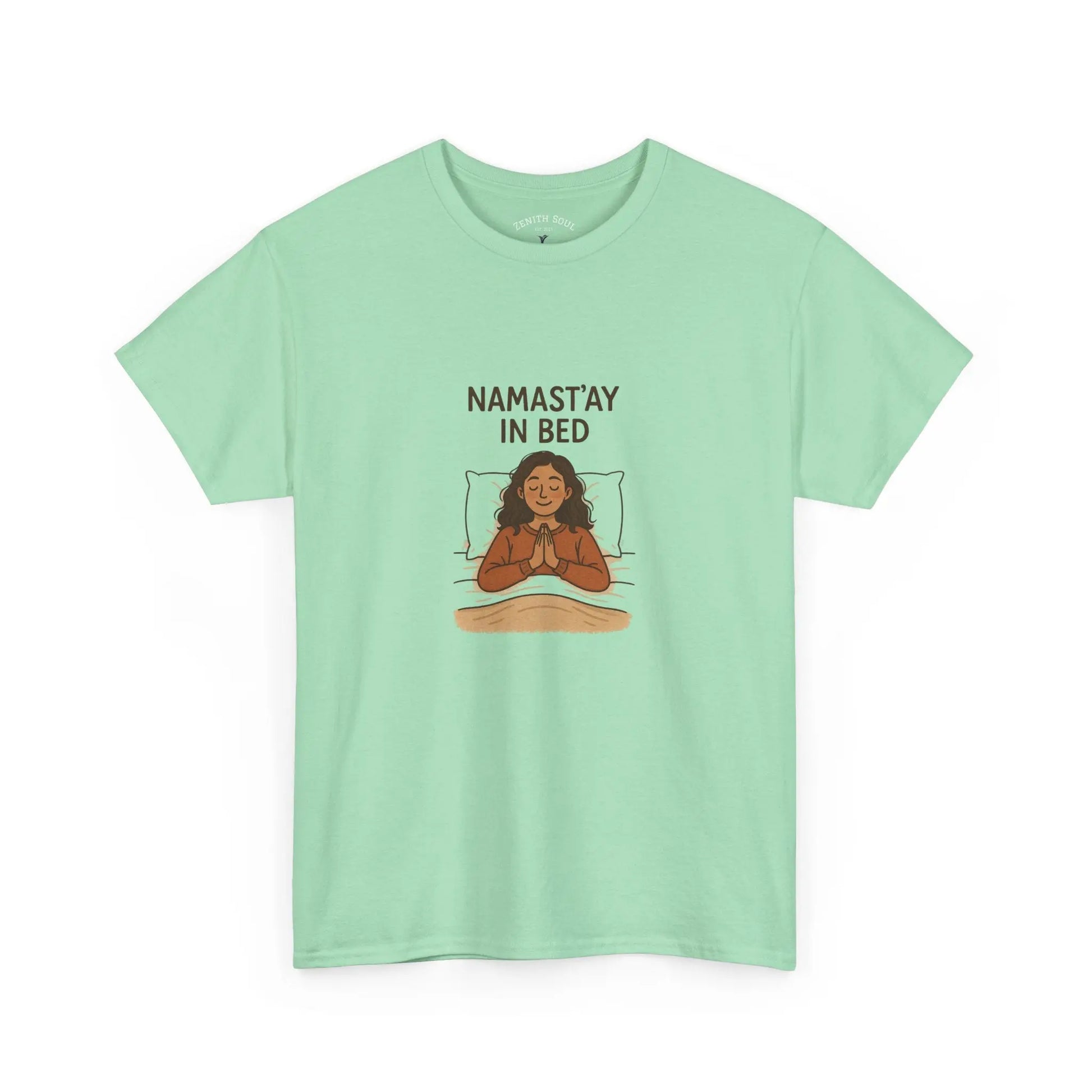 Namast'ay in Bed T-Shirt Printify