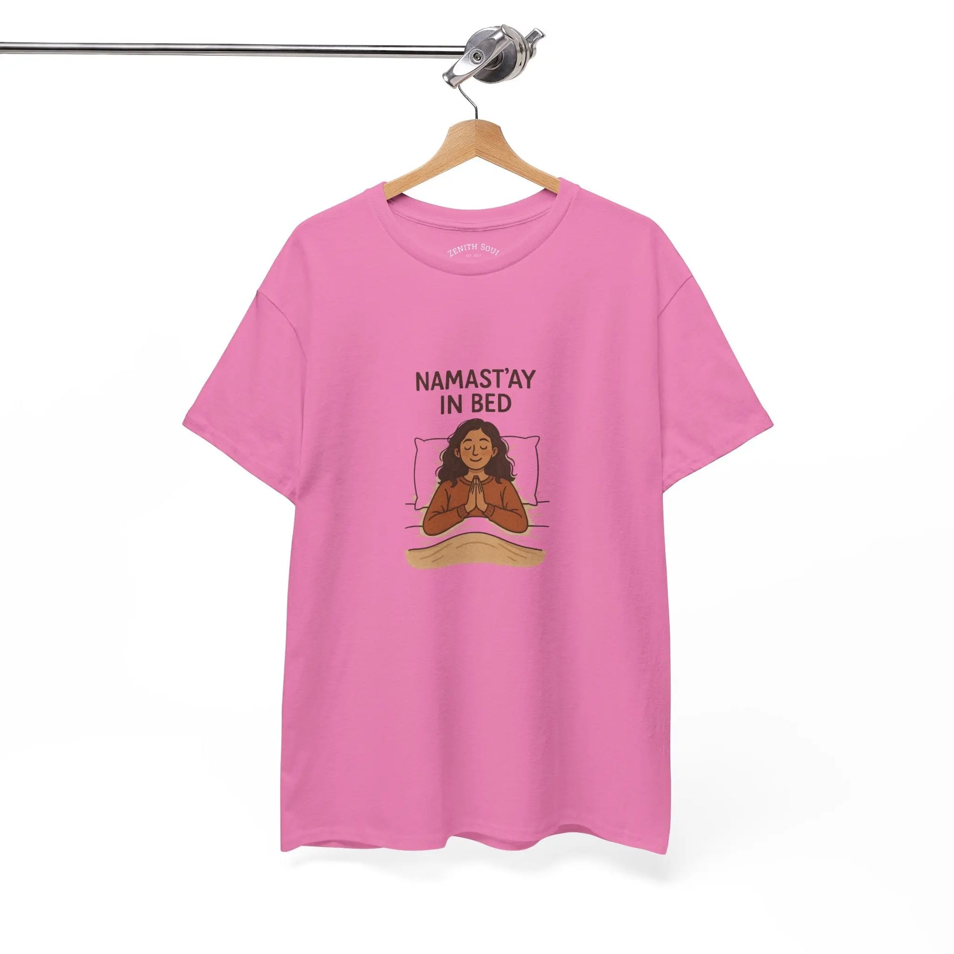 Namast'ay in Bed T-Shirt Printify
