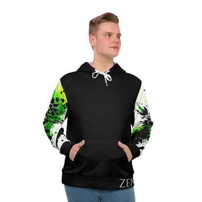 Heart Chakra Black Hoodie