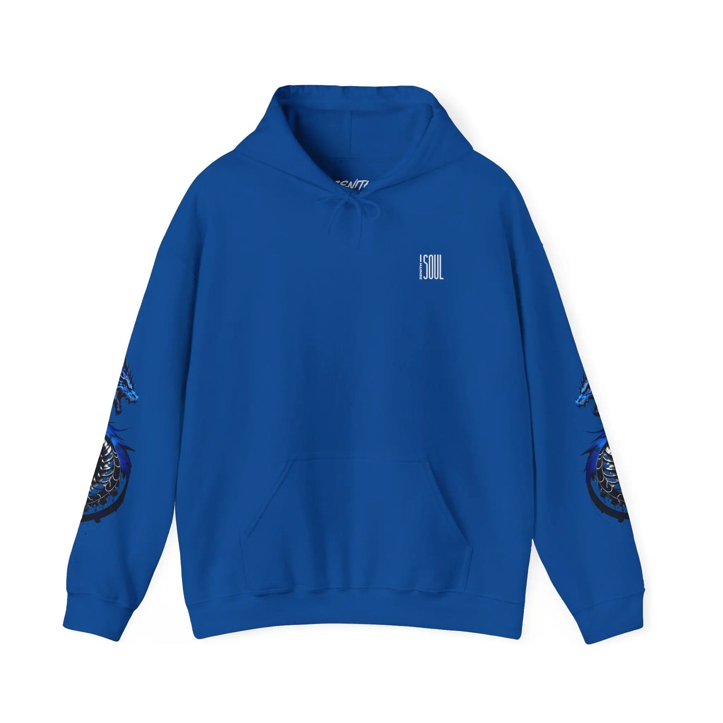 Blue Dragon Hooded Sweatshirt Printify