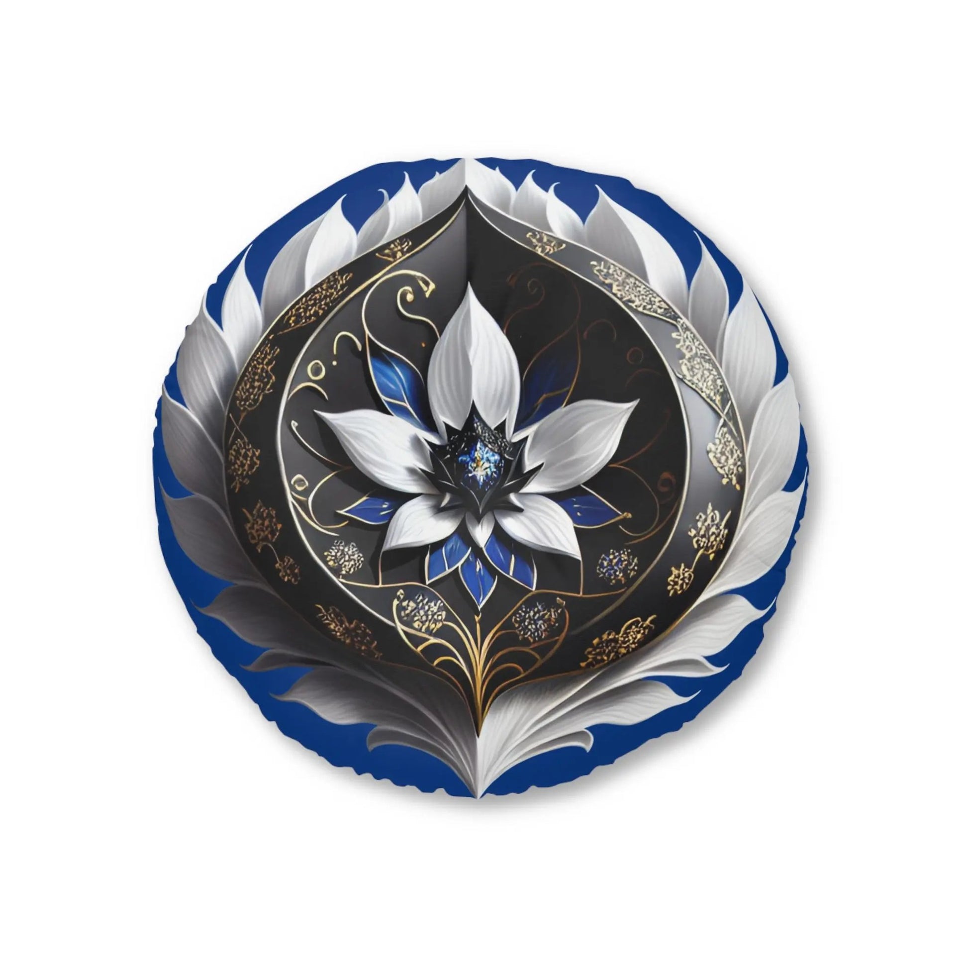 Inner Divinity Meditation Pillow, Round Printify