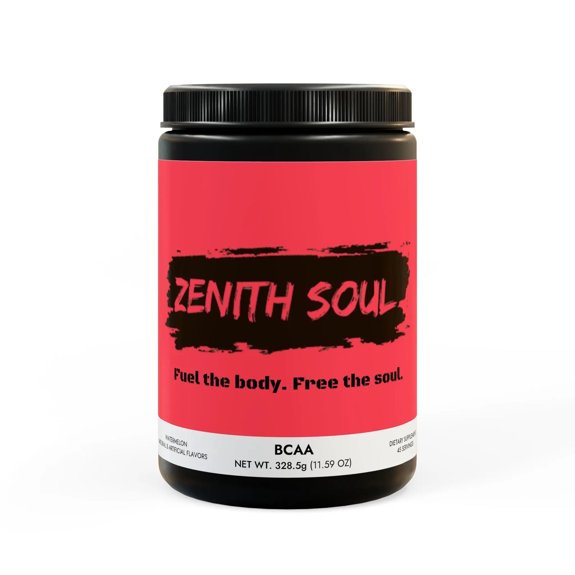 BCAA Supplement, Watermelon (325g, 11.46oz, 45 servings) Printify