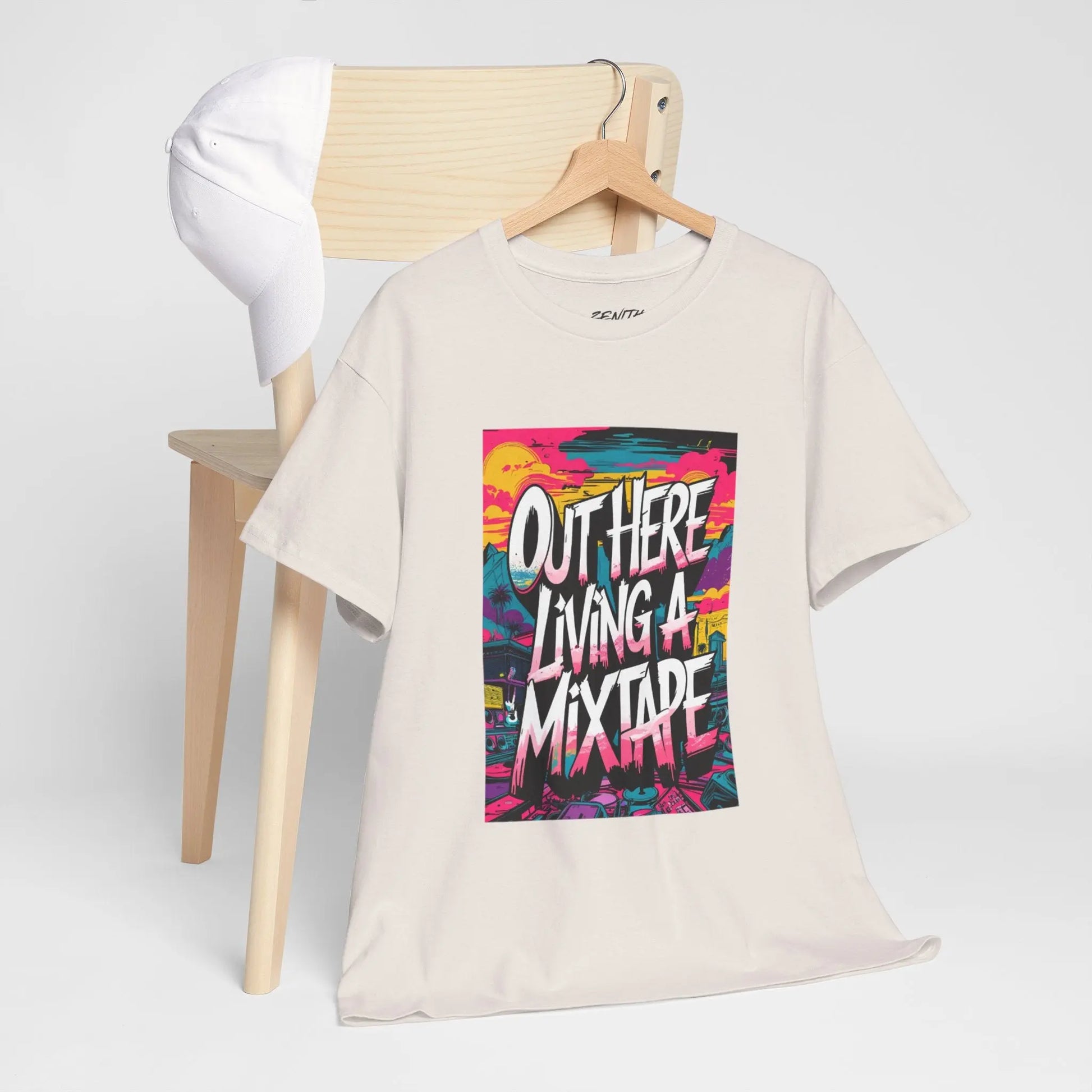 Out Here - Heavy Cotton Tee Printify