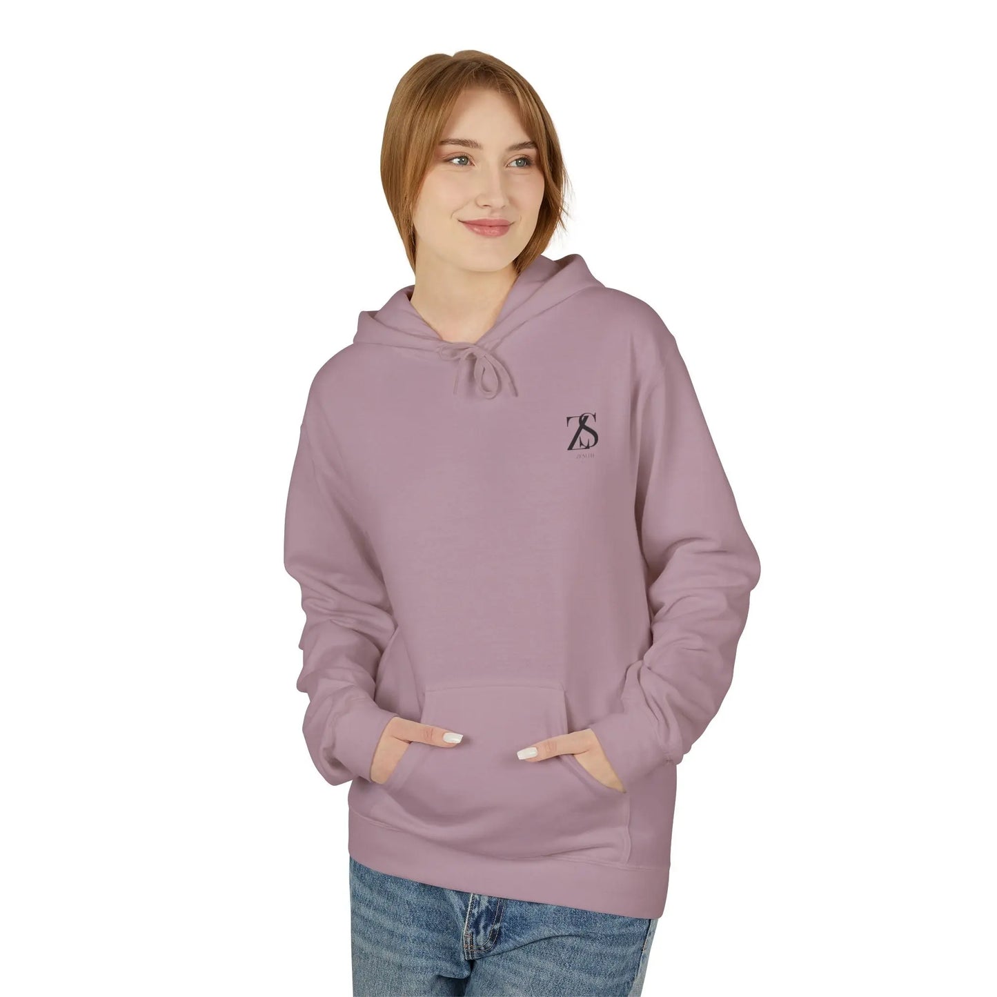 Zenith Comfort Midweight Soft style Fleece Hoodie Printify
