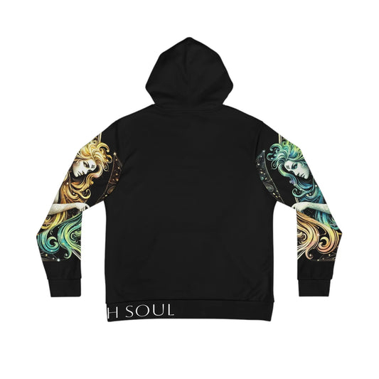 Gemini Black Hoodie Printify