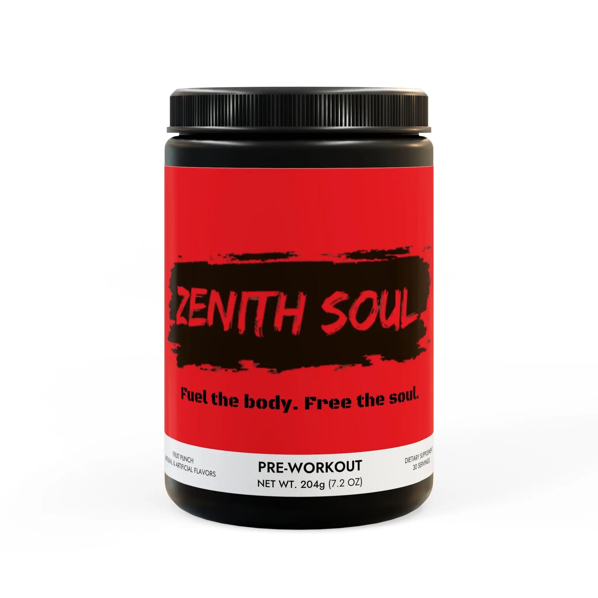 Pre-Workout Supplement, Fruit Punch (204g, 7.1oz) Printify