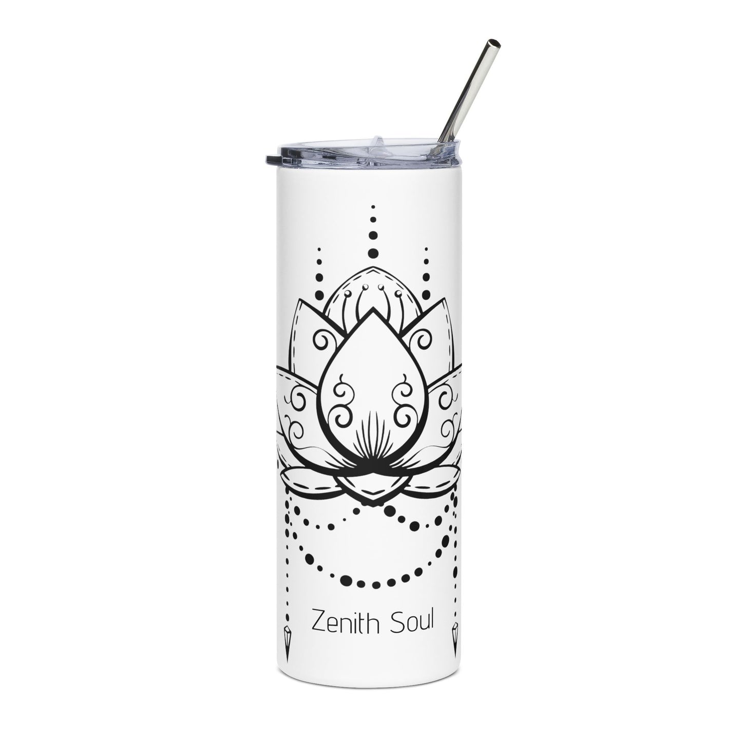 Bloom & Flow Lotus Stainless Steel Tumbler, 20oz 