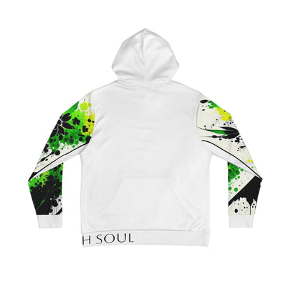 Heart Chakra White Hoodie