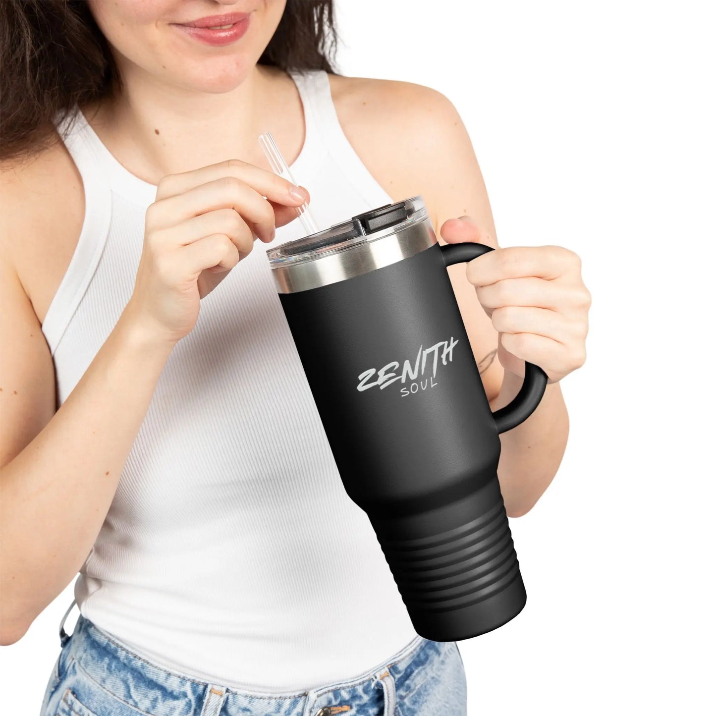 Zenith Soul Insulated Travel Mug, 40oz Printify