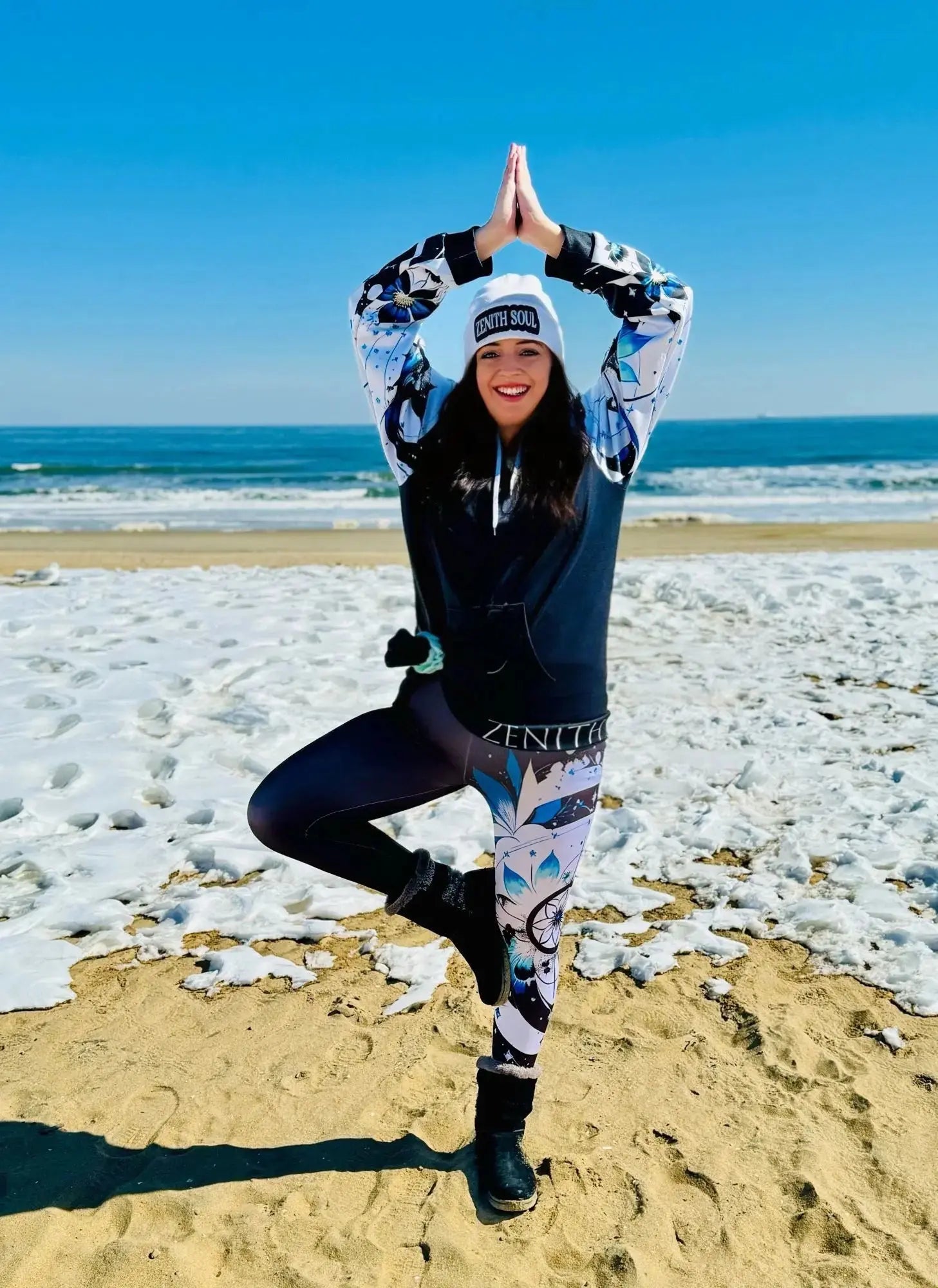 Inner Divinity Dusk High Waisted Yoga Leggings (AOP) Printify